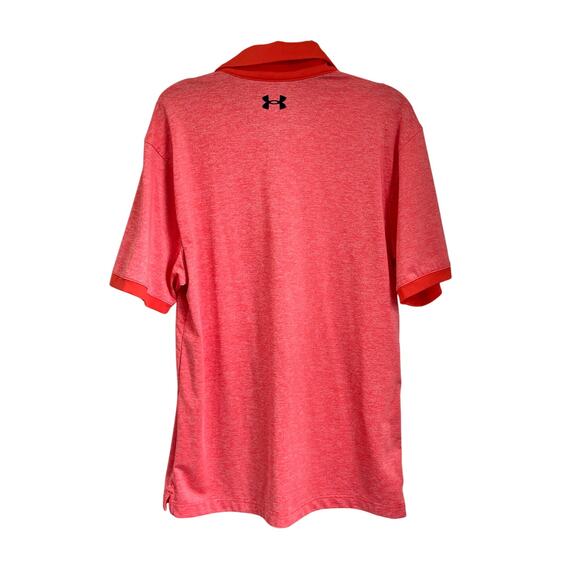 Under Armour Men's The Playoff Polo Bright Orange Sz M - Picture 2 of 7